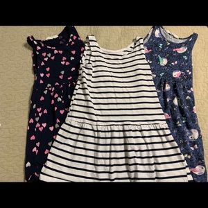 3 cotton dresses
